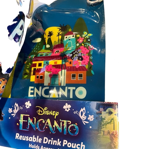Reusable Drink Pouch/ Flask, Disney’s Encanto 2pk, New - Picture 2 of 3